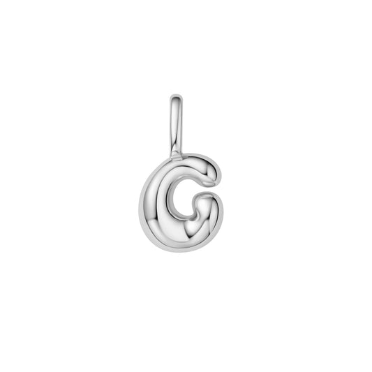 Silver G Letter Charm