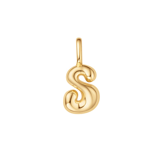 Gold S Letter Charm