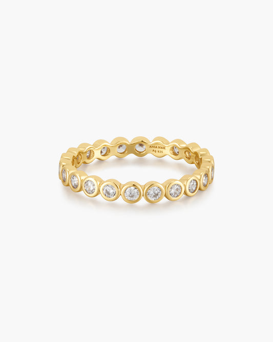 Gold Bezel Set Ring