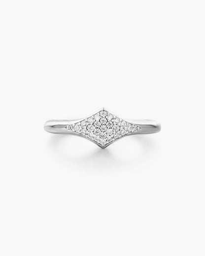 Silver Pavé Sparkle Ring