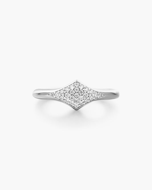 Silver Pavé Sparkle Ring