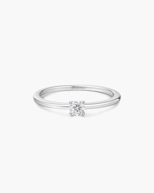 Silver Classic Slim Stacking Ring