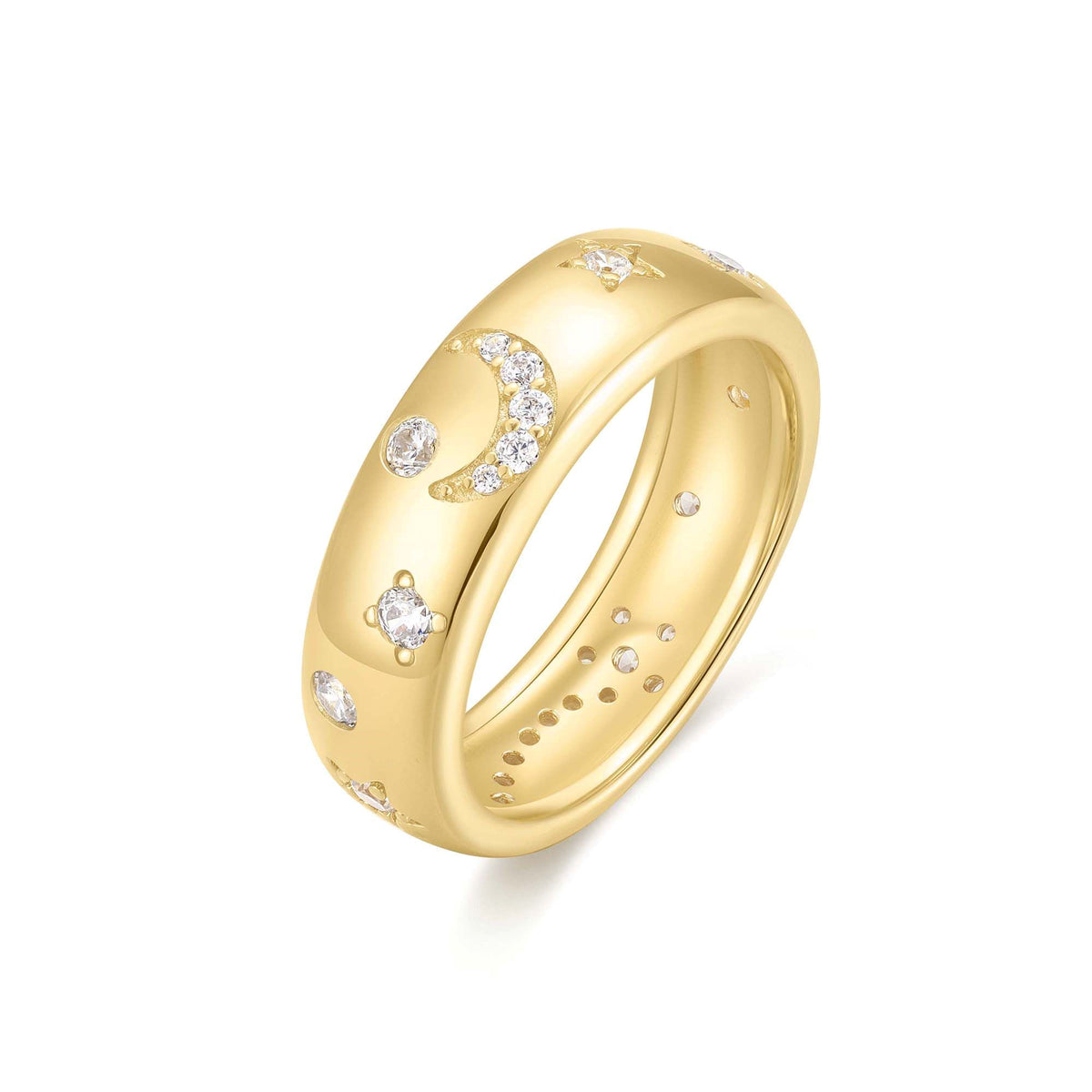 Gold Celestial Chunky Ring