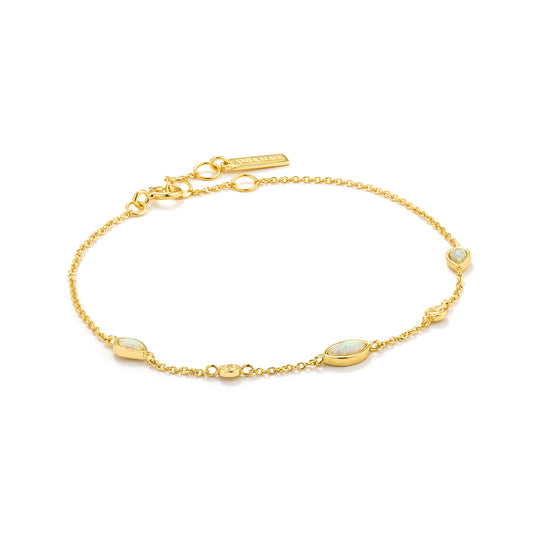 Opal Colour Gold Bracelet.