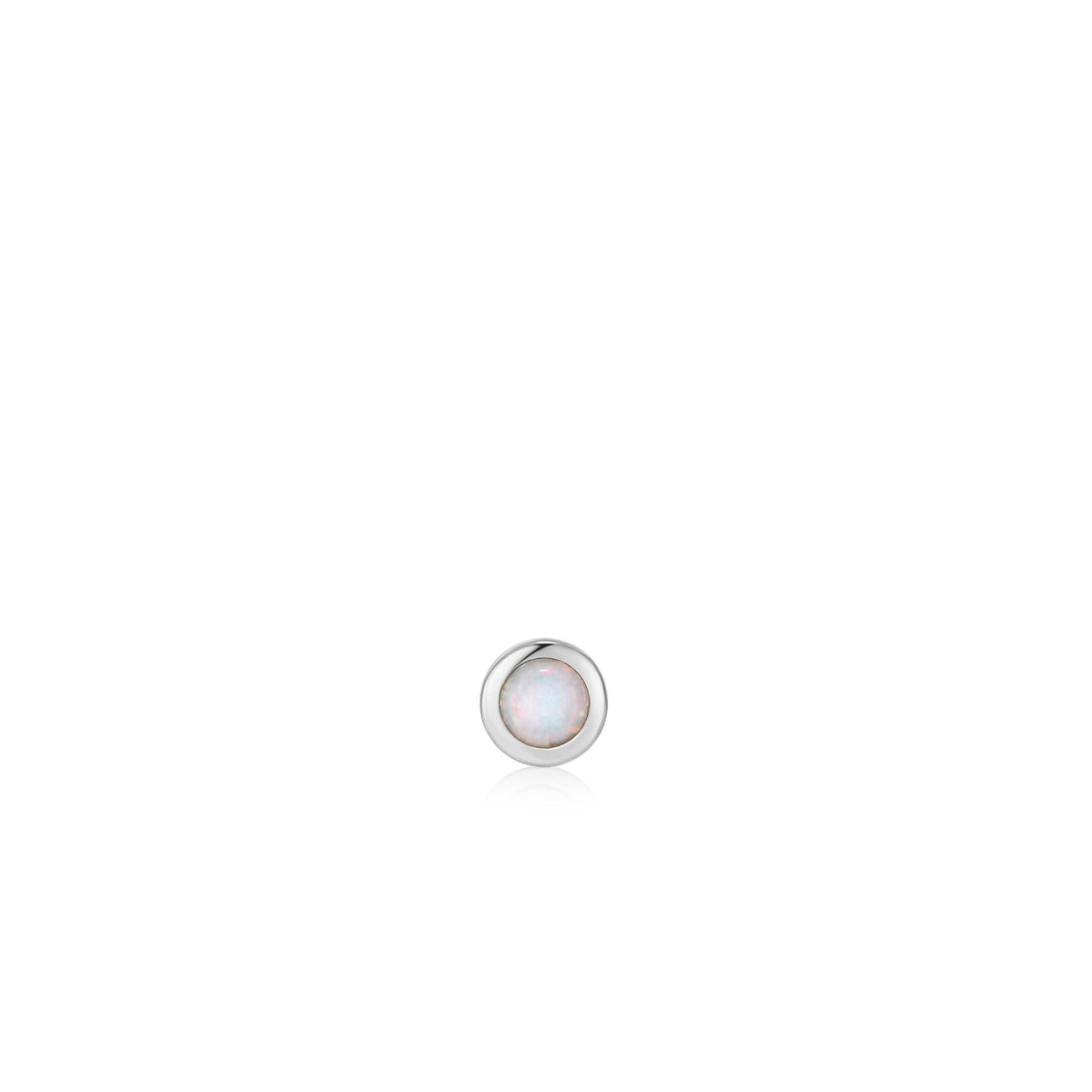 ania haie Silver Kyoto Opal Bezel Barbell Single Earring
