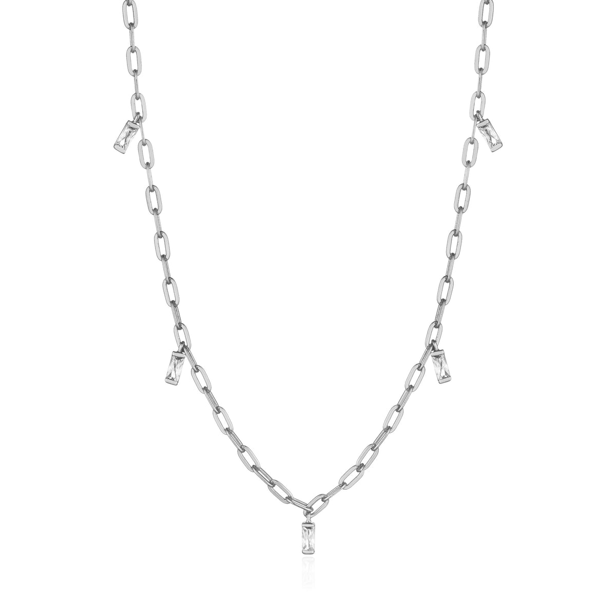 Silver Glow Drop Necklace – Ania Haie