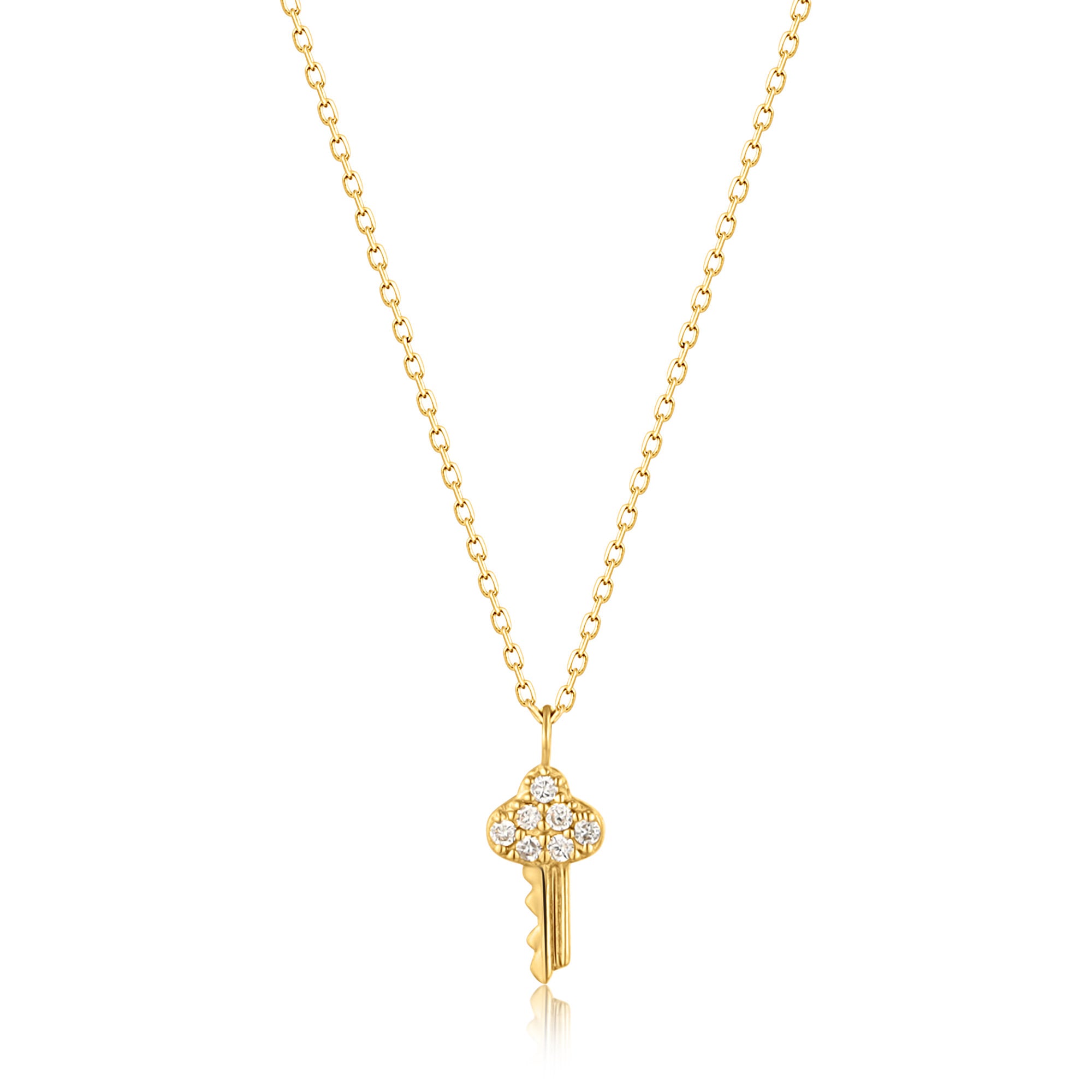 Diamond key necklace deals