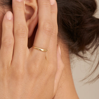 14kt Gold Magma Dome Ring